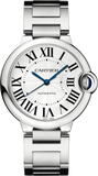 Cartier Ballon Bleu De Cartier Silver Dial Silver Steel Strap Watch for Women - WSBB0048 Buy Now By Cartier