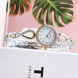 Bulova Analog Crystals Mother of Pearl Dial Silver Steel Strap Watch for Women - 98X109 Buy Now By Bulova