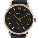 Marc Jacobs Baker Black Dial Black Leather Strap Watch for Women - MBM1269 Buy Now By Marc Jacobs