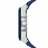 Guess Legacy Grey Dial Blue Silicone Strap Watch For Men - W1049G1 Buy Now By Guess