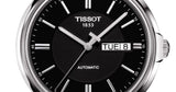 Tissot Automatics III Day Date Black Dial Black Leather Strap Watch For Men - T065.430.16.051.00 Buy Now By Tissot