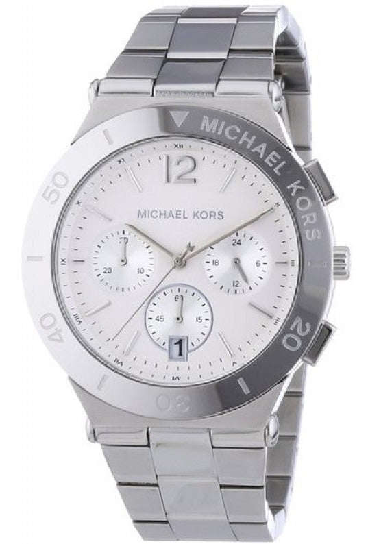 Michael Kors Wyatt White Dial Silver Steel Strap Watch For Women - MK5932 Buy Now By Michael Kors