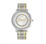 Guess Montauk Silver Dial Two Tone Steel Strap Watch for Women - W0933L5 Buy Now By Guess