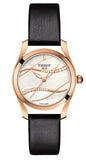 Tissot T Wave Diamond Mother of Pearl Dial Black Leather Strap Watch For Women - T112.210.36.111.00 Buy Now By Tissot