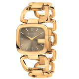 Gucci G Gucci Sunbrushed Brown Dial Rose Gold Steel Strap Watch For Women - YA125511 Buy Now By Gucci