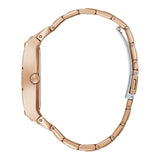 Guess Raven Diamonds Rose Gold Dial Rose Gold Steel Strap Watch for Women - GW0104L3 Buy Now By Guess