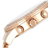 Guess Mini Spectrum Quartz Rose Gold Dial Rose Gold Steel Strap Watch For Women - W0122L3 Buy Now By Guess
