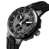 Tissot T Race Cycling Chronograph Black Dial Black Rubber Strap Watch For Men - T111.417.37.441.03 Buy Now By Tissot
