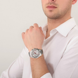 Maserati Competizione Chronograph White Dial Silver Steel Strap Watch For Men - R8853100017 Buy Now By Maserati