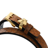 Gucci G Frame White Dial Brown Leather Strap Watch For Women - YA128523 Buy Now By Gucci