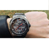 Hugo Boss Supernova Grey Dial Grey Steel Strap Watch for Men - 1513361 Buy Now By Hugo Boss