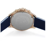 Tommy Hilfiger Bank Multifunction Quartz White Dial Blue Rubber Strap Watch for Men - 1791778 Buy Now By Tommy Hilfiger
