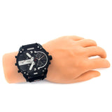 Diesel Mr. Daddy 2.0 Quartz Black Dial Black Nylon Strap Watch For Men - DZ7433 Buy Now By Diesel