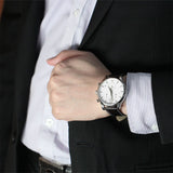 Tissot T Classic Tradition Chronograph White Dial Brown Leather Strap Watch For Men - T063.617.16.037.00 Buy Now By Tissot