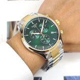 Tissot T Sport Chrono XL Classic Green Dial Two Tone Steel Strap Watch for Men - T116.617.22.091.00 Buy Now By Tissot