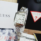 Guess Vanity Silver Dial Silver Steel Strap Watch for Women - W1029L1 Buy Now By Guess