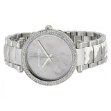 Michael Kors Parker Mother of Pearl Silver Steel Strap Watch for Women - MK6424 Buy Now By Michael Kors