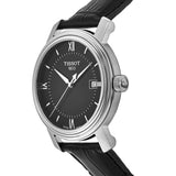 Tissot T Classic Bridgeport Black Dial Black Leather Strap Watch For Men - T097.410.16.058.00 Buy Now By Tissot