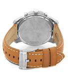 Fossil Grant Chronograph Green Dial Brown Leather Strap Watch for Men - FS4918 Buy Now By Fossil