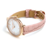 Michael Kors Cinthia Mother of Pearl Dial Pink Leather Strap Watch for Women - MK2663 Buy Now By Michael Kors