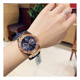 Guess Limelight Blue Dial Blue Silicone Strap Watch For Women - W1053L1 Buy Now By Guess