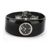 Emporio Armani Casual Analog Black Dial Black Leather Strap Watch For Women - AR0739 Buy Now By Emporio Armani