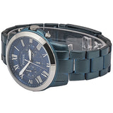 Fossil Grant Chronograph Blue Dial Blue Steel Strap Watch for Men - FS5230 Buy Now By Fossil