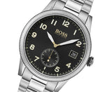 Hugo Boss Legacy Black Dial Silver Steel Strap Watch for Men - 1513671 Buy Now By Hugo Boss