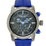 Burberry Sports Chronograph Black Dial Blue Rubber Strap Watch for Men - BU7714 Buy Now By Burberry