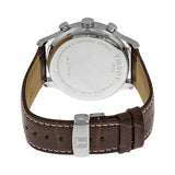 Tissot T Classic Tradition Chronograph White Dial Brown Leather Strap Watch For Men - T063.617.16.037.00 Buy Now By Tissot