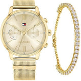 Tommy Hilfiger Blake Quartz Gold Dial Gold Mesh Bracelet Watch for Women - 1782302 Buy Now By Tommy Hilfiger