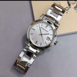 Burberry The City White Dial Silver Steel Strap Watch for Women - BU9100 Buy Now By Burberry