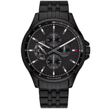 Tommy Hilfiger Shawn Quartz Black Dial Black Steel Strap Watch for Men - 1791611 Buy Now By Tommy Hilfiger