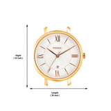 Fossil Jacqueline Mother of Pearl White Dial Gold Mesh Strap Watch for Women - ES4352 Buy Now By Fossil