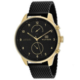 Tommy Hilfiger Chase Quartz Black Dial Black Mesh Bracelet Watch for Men - 1791580 Buy Now By Tommy Hilfiger