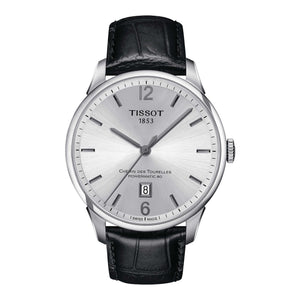 Tissot Chemin Des Tourelles Powermatic 80 Silver Dial Black Leather Strap Watch For Men - T099.407.16.037.00 Buy Now By Tissot