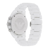 Emporio Armani Ceramic Chronograph White Dial White Ceramic Strap Watch For Men - AR1424 Buy Now By Emporio Armani