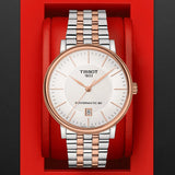 Tissot Carson Premium Powermatic 80 White Dial Two Tone Steel Strap Watch For Men - T122.407.22.031.01 Buy Now By Tissot