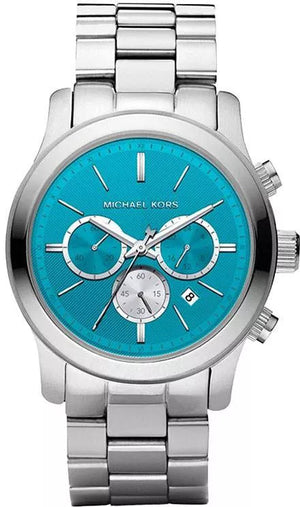 Michael Kors Runway Quartz Blue Dial Silver Steel Strap Watch For Women - MK5953 Buy Now By Michael Kors