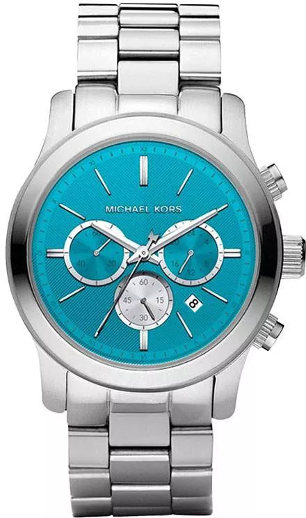 Michael Kors Runway Quartz Blue Dial Silver Steel Strap Watch For Women - MK5953 Buy Now By Michael Kors