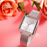 Armani Exchange Lola Quartz Silver Dial Silver Mesh Strap Watch For Women - AX5800 Buy Now By Armani Exchange