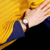 Tissot Le Locle Automatic Lady Silver Dial Brown Leather Strap Watch For Women - T41.1.113.77 Buy Now By Tissot