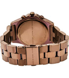 Marc Jacobs Blade Chronograph Brown Dial Brown Steel Strap Watch for Women - MBM3121 Buy Now By Marc Jacobs