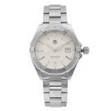 Tag Heuer Aquaracer Quartz White Dial Silver Steel Strap Watch for Men - WAY1111.BA0928 Buy Now By Tag Heuer