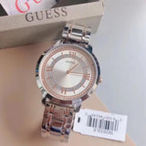 Guess Montauk Silver Dial Two Tone Steel Strap Watch For Women - W0933L6 Buy Now By Guess