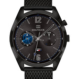 Tommy Hilfiger Deacon Analog Black Dial Black Mesh Bracelet Watch for Men - 1791547 Buy Now By Tommy Hilfiger