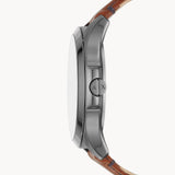 Armani Exchange Hampton Chronograph Grey Dial Brown Leather Strap Watch For Men - AX2414 Buy Now By Armani Exchange