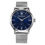 Maserati Epoca Blue Dial Silver Mesh Bracelet Watch For Men - R8853118006 Buy Now By Maserati