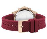 Tommy Hilfiger Haven Quartz White Dial Red Rubber Strap Watch For Women - 1782200 Buy Now By Tommy Hilfiger