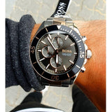 Hugo Boss Ocean Edition Black Dial Two Tone Steel Strap Watch for Men - 1513705 Buy Now By Hugo Boss